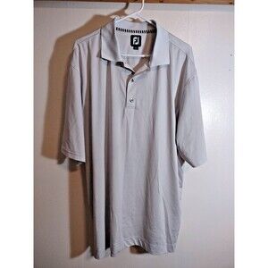FootJoy Mens XL Gray Golf Polo Shirt Sleeve Shirt Autism Awareness
